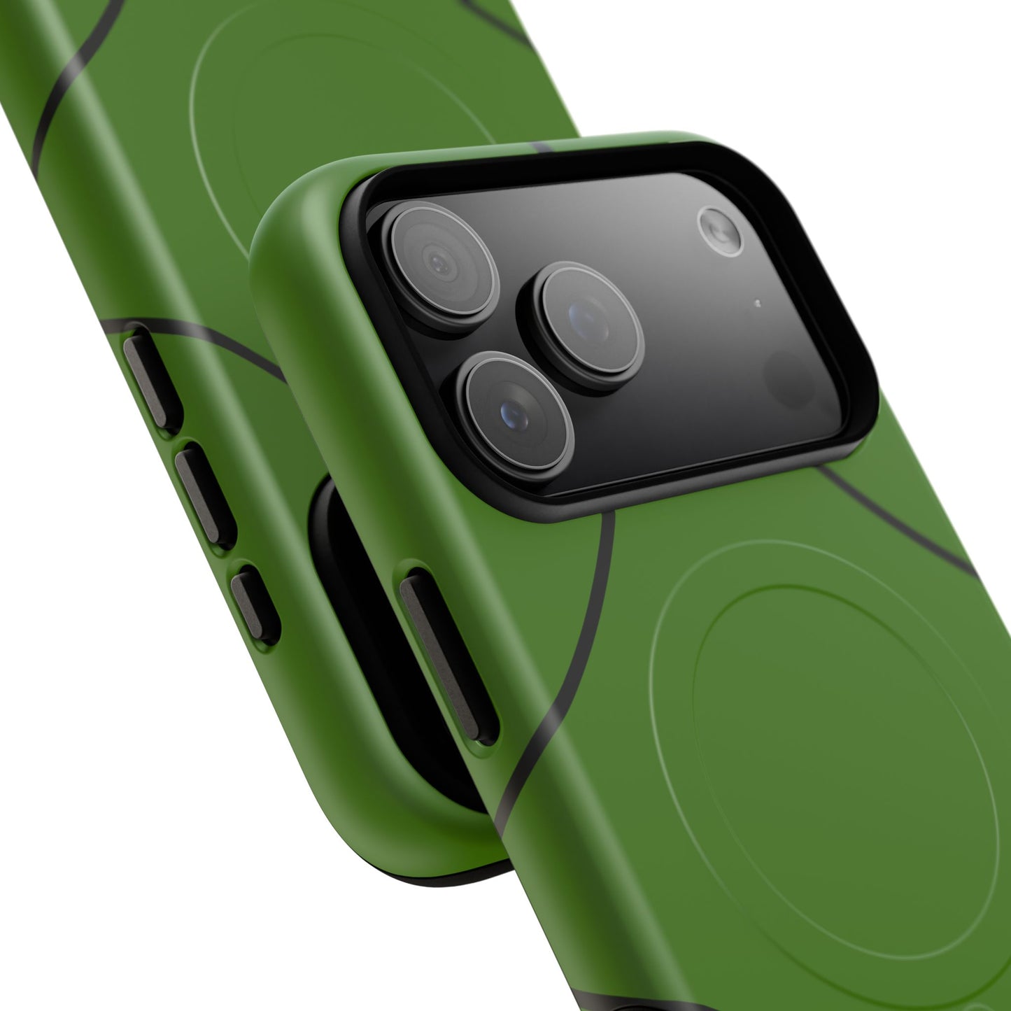 Green Geometric Tough Magnetic Phone Case