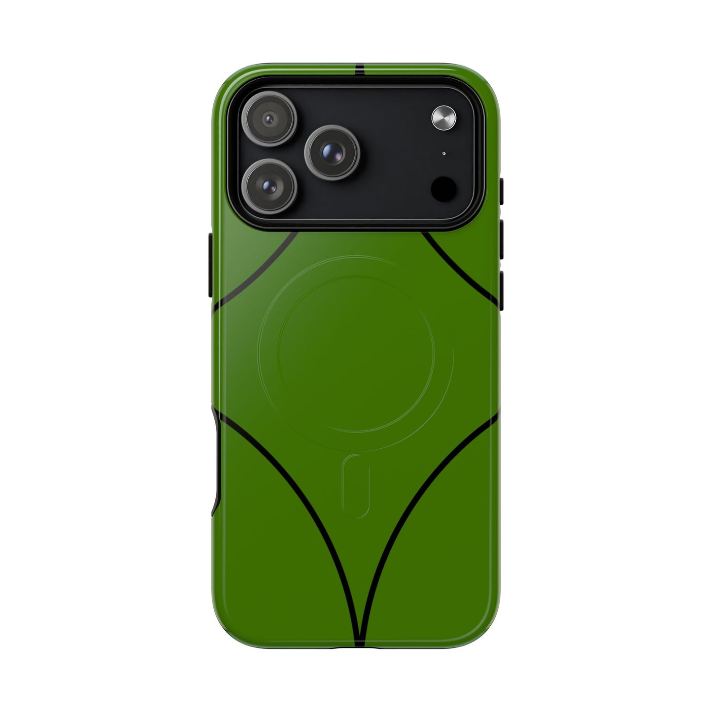 Green Geometric Tough Magnetic Phone Case