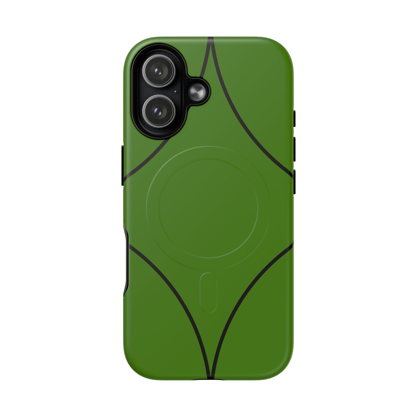 Green Geometric Tough Magnetic Phone Case