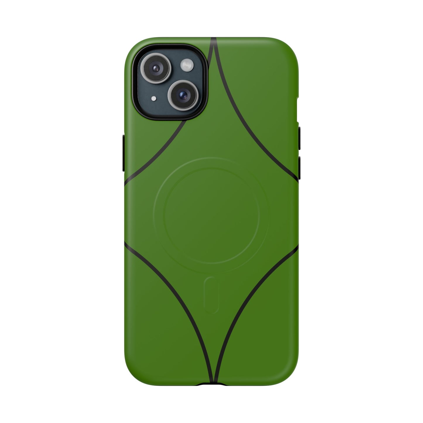 Green Geometric Tough Magnetic Phone Case