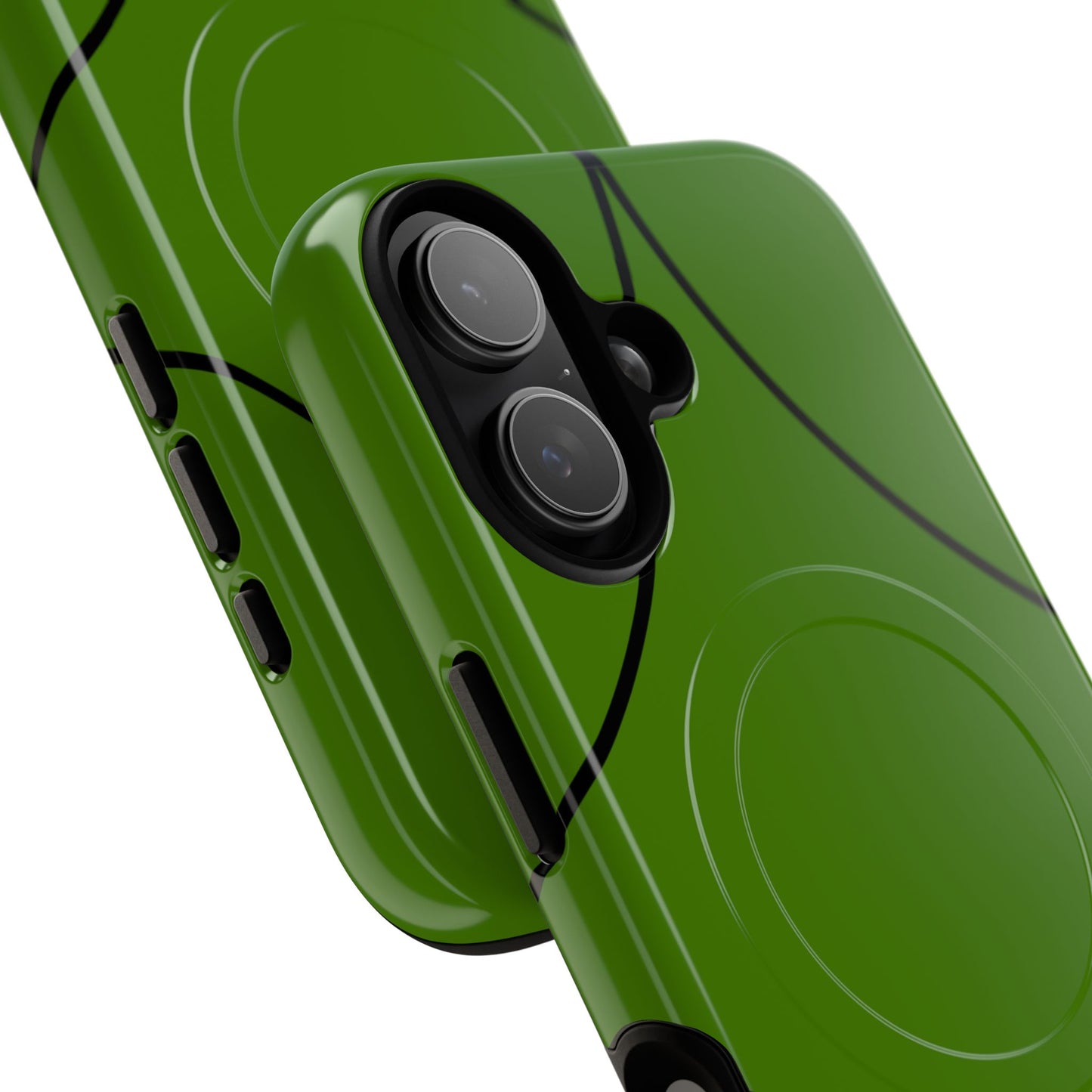 Green Geometric Tough Magnetic Phone Case