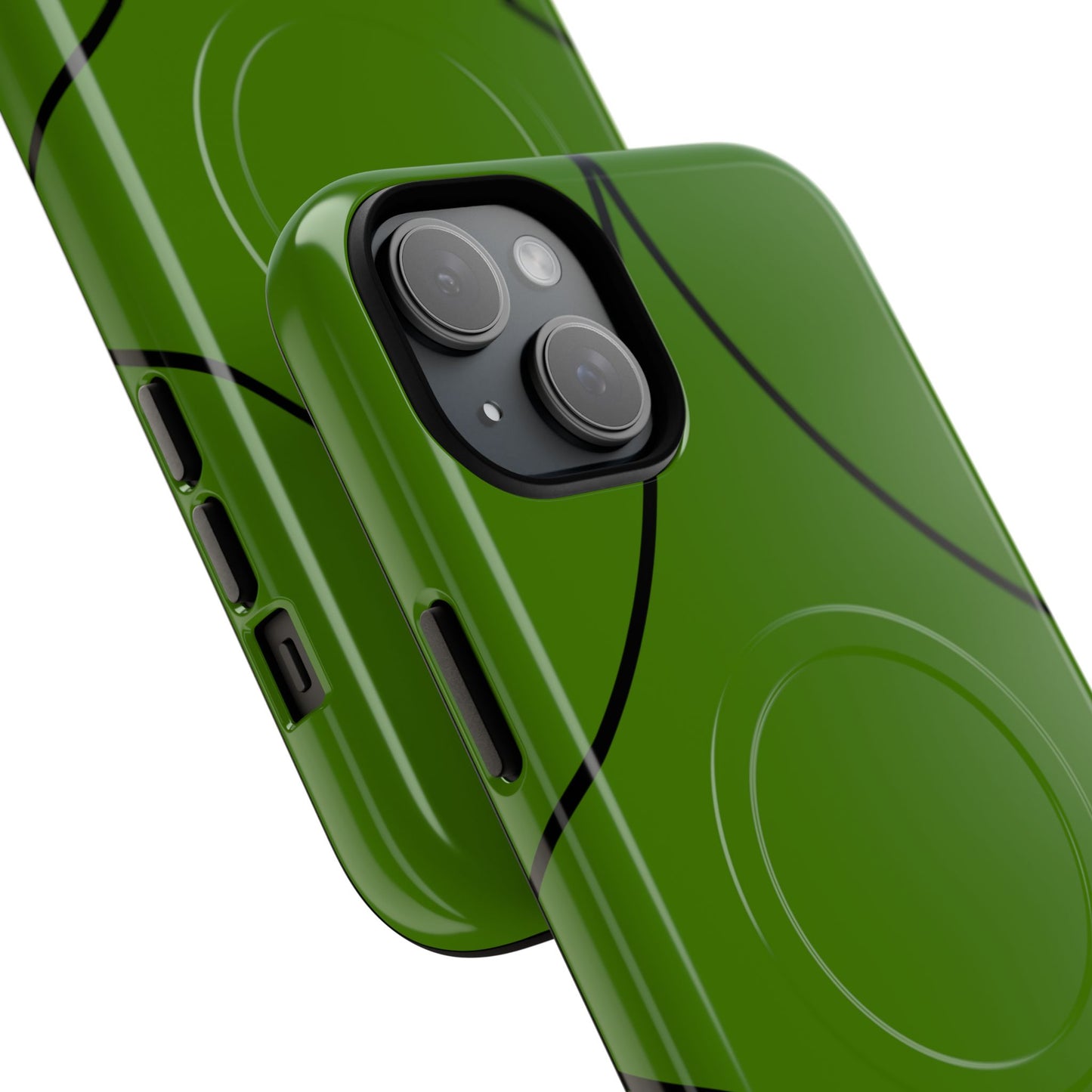 Green Geometric Tough Magnetic Phone Case