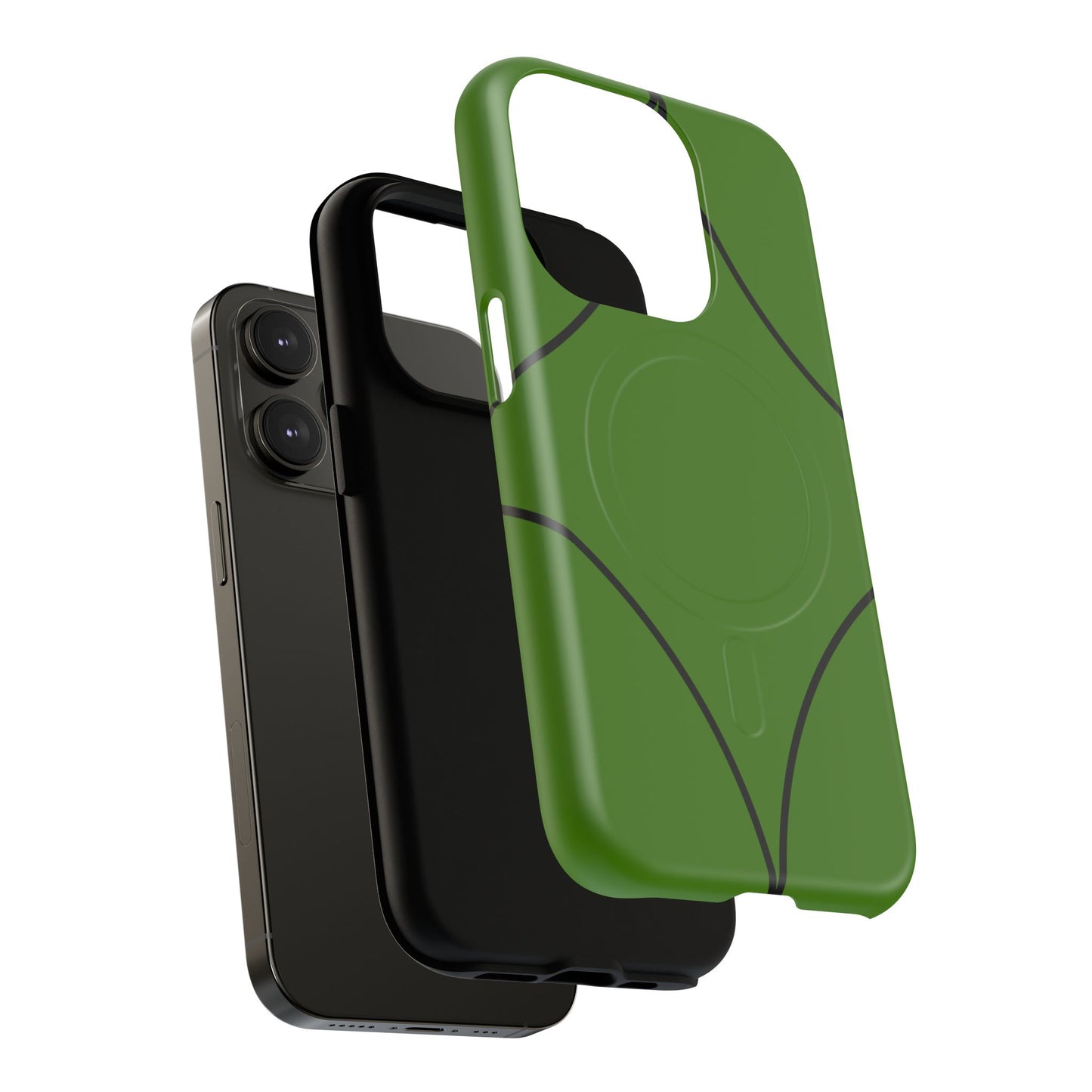 Green Geometric Tough Magnetic Phone Case