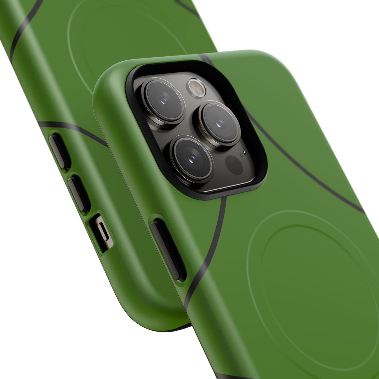 Green Geometric Tough Magnetic Phone Case