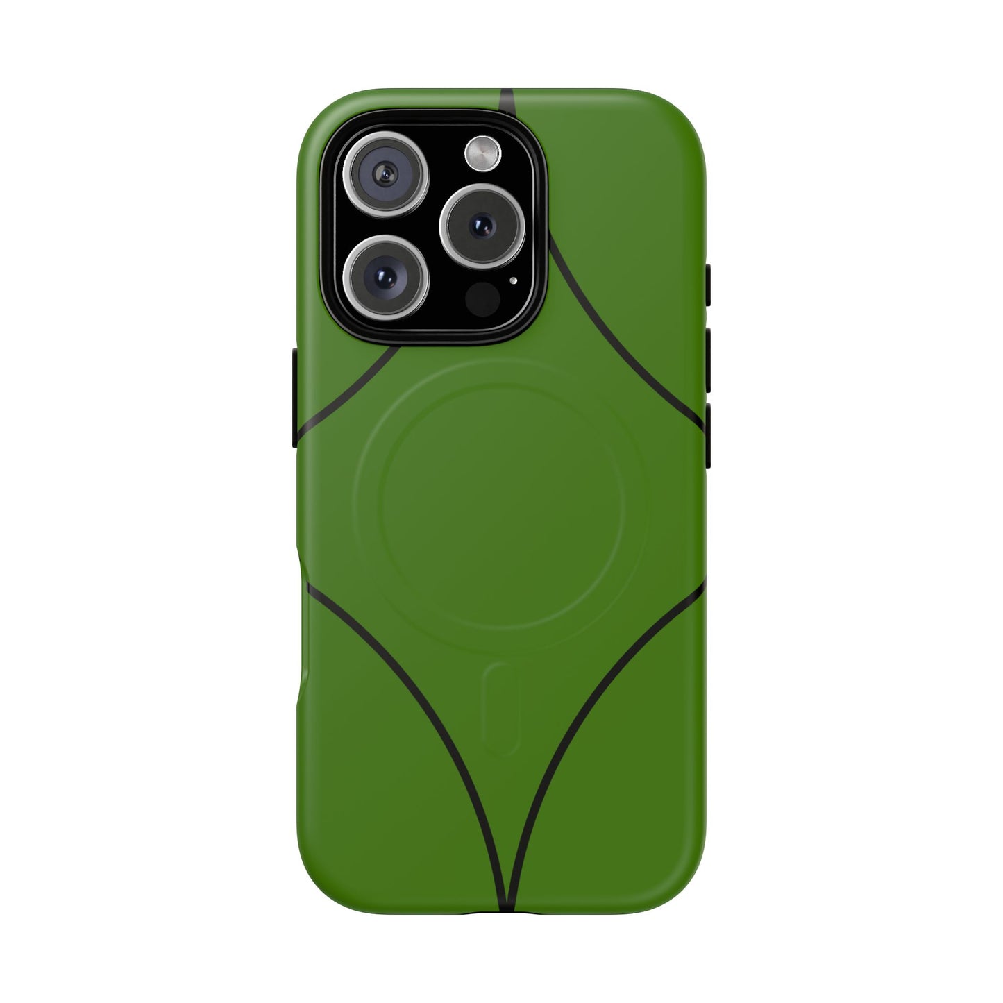 Green Geometric Tough Magnetic Phone Case