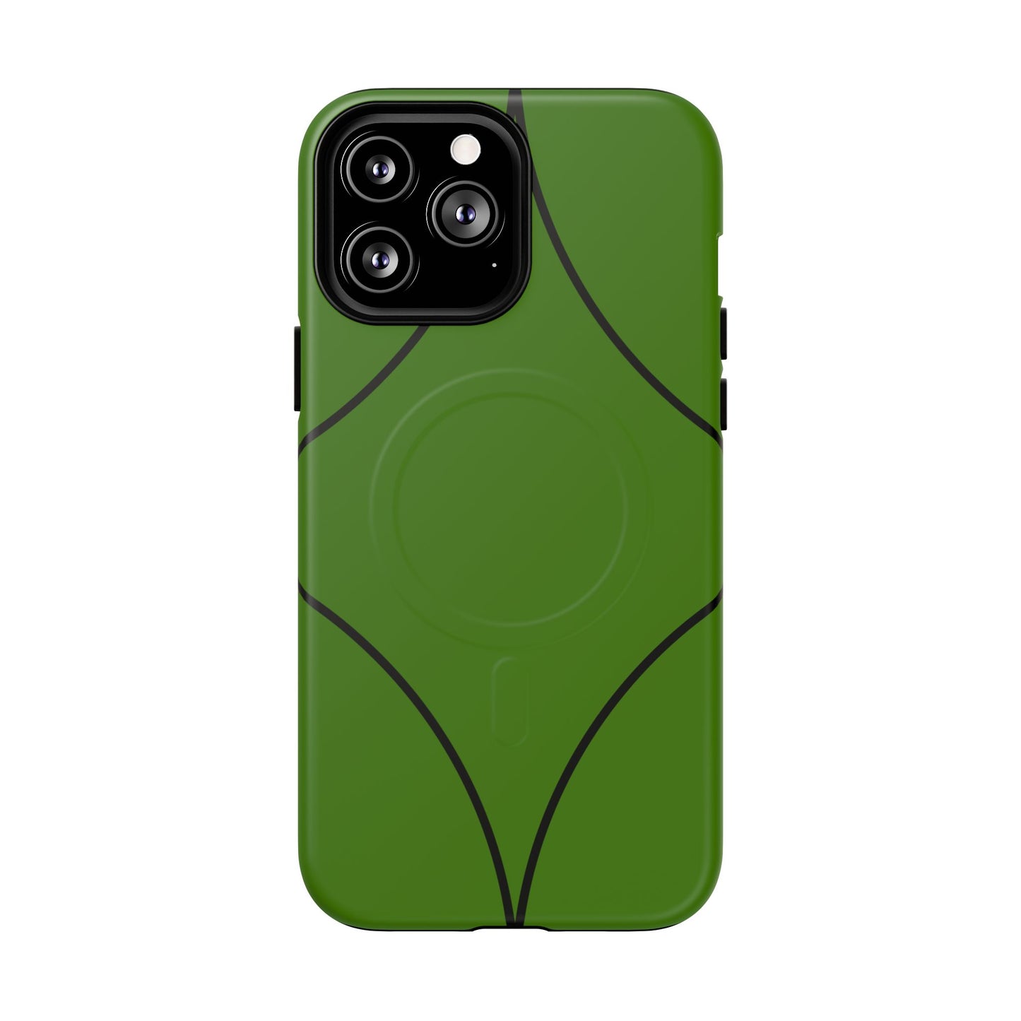 Green Geometric Tough Magnetic Phone Case