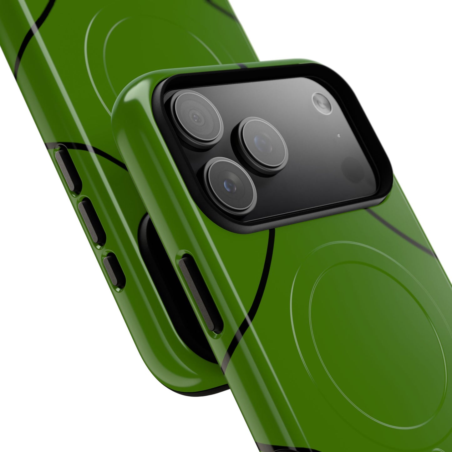 Green Geometric Tough Magnetic Phone Case