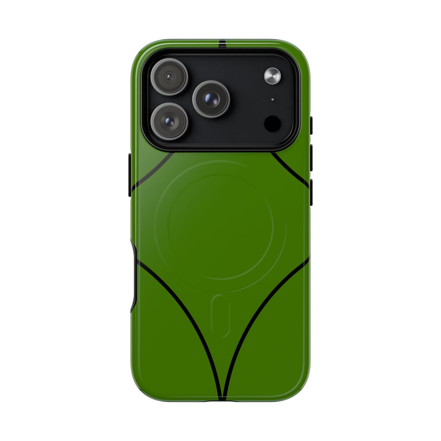 Green Geometric Tough Magnetic Phone Case