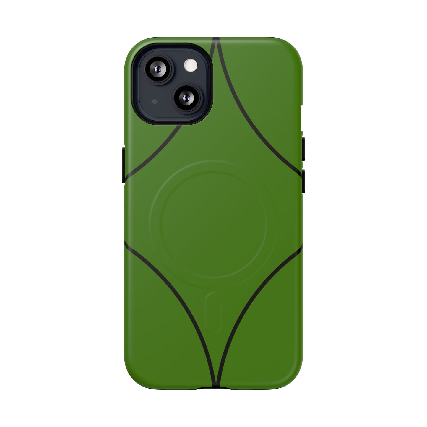 Green Geometric Tough Magnetic Phone Case