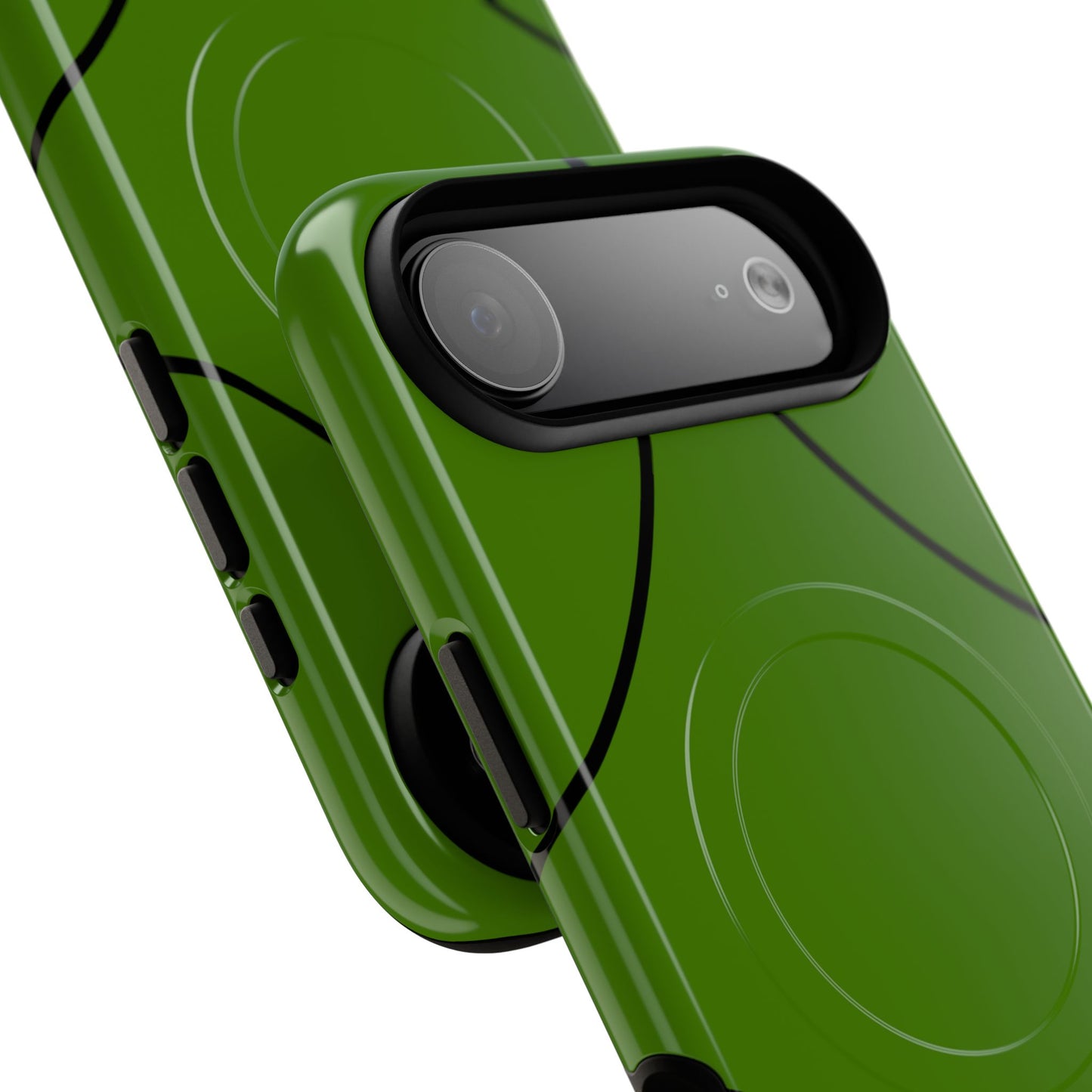 Green Geometric Tough Magnetic Phone Case