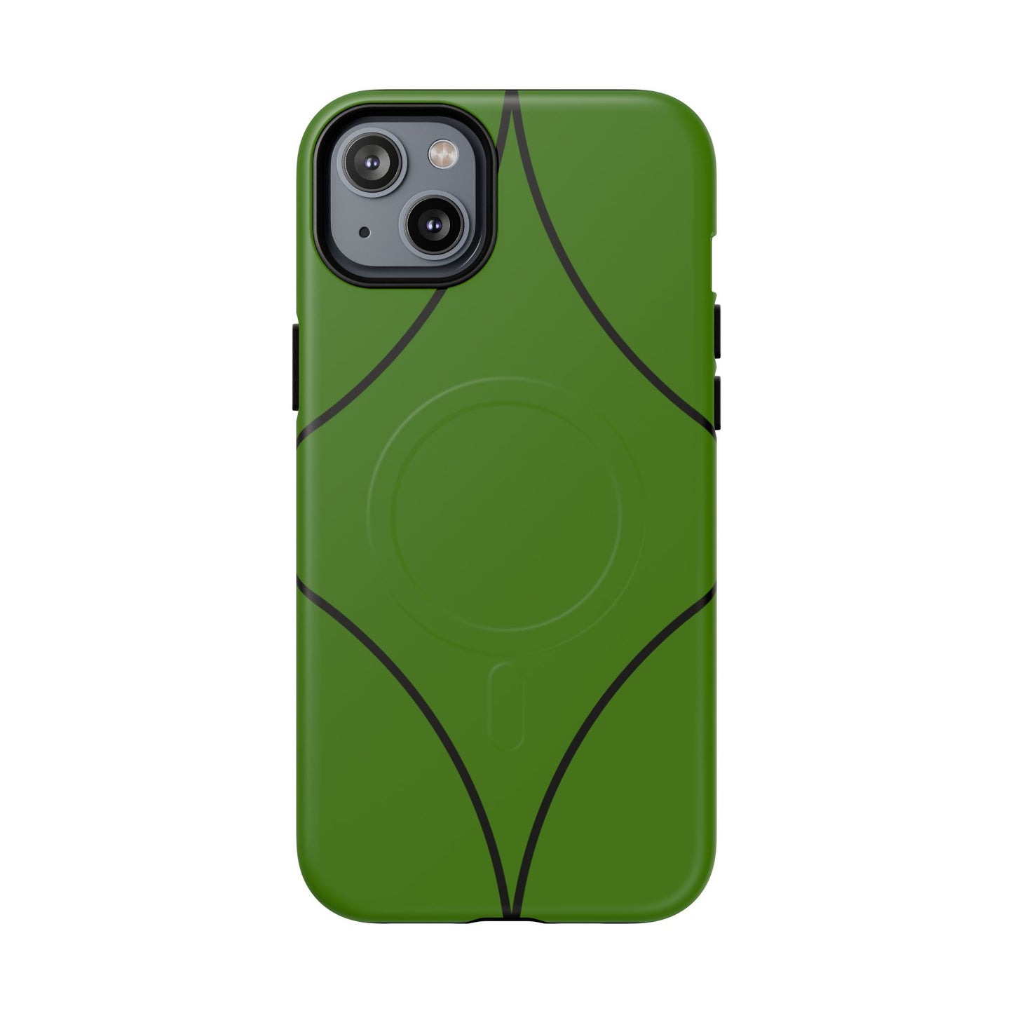 Green Geometric Tough Magnetic Phone Case