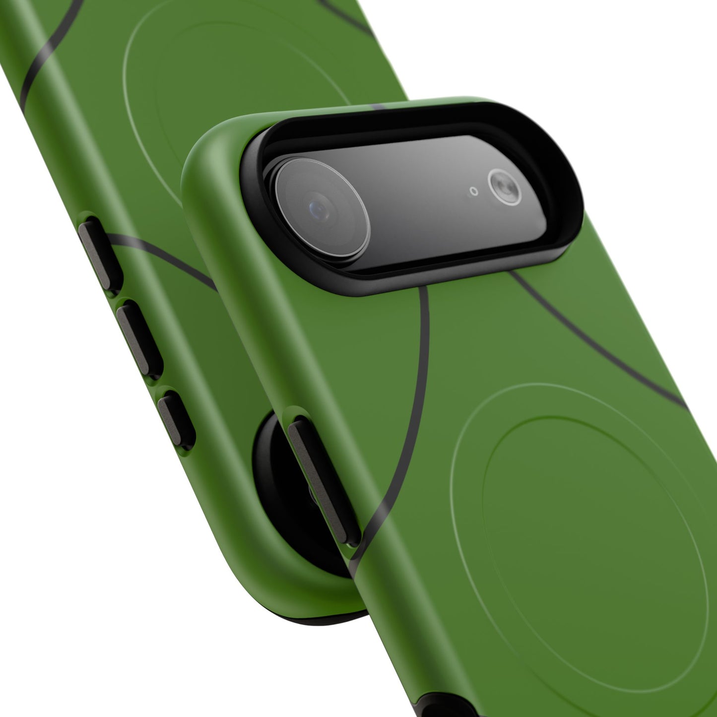 Green Geometric Tough Magnetic Phone Case