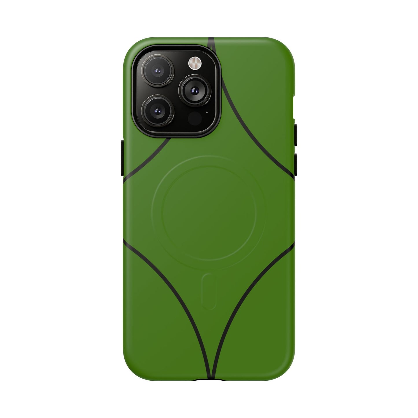 Green Geometric Tough Magnetic Phone Case