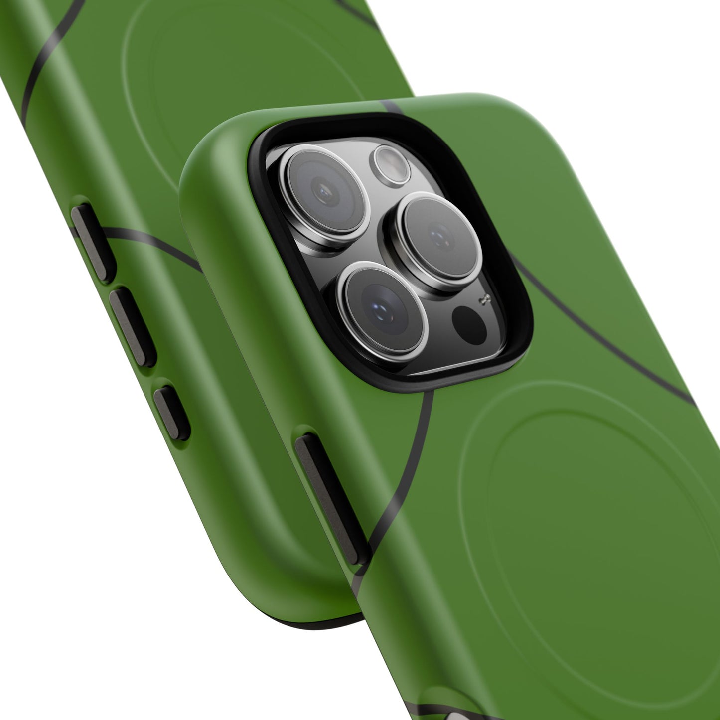 Green Geometric Tough Magnetic Phone Case