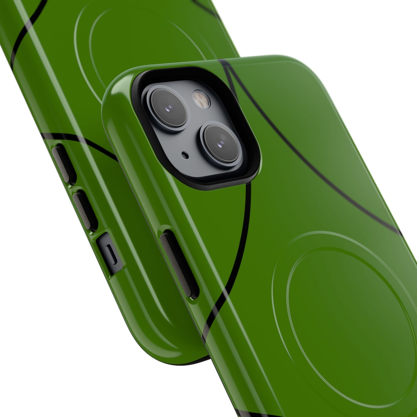 Green Geometric Tough Magnetic Phone Case
