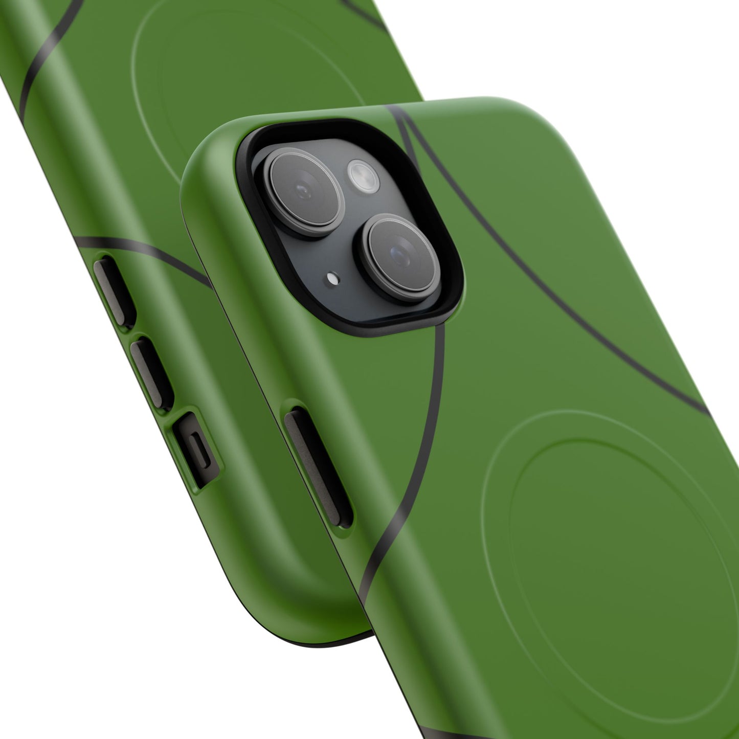 Green Geometric Tough Magnetic Phone Case