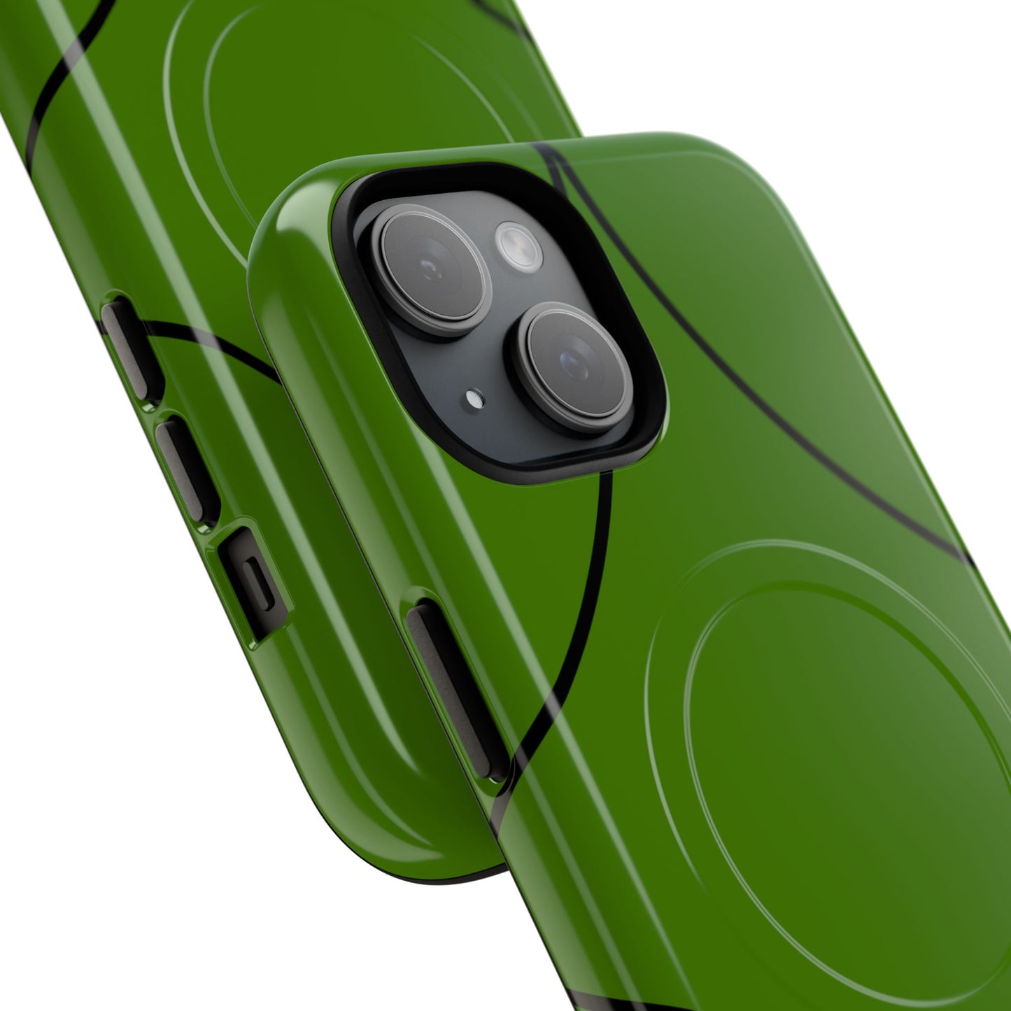Green Geometric Tough Magnetic Phone Case