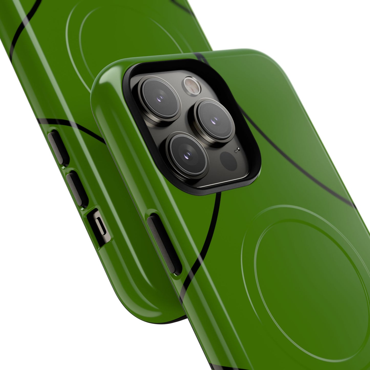 Green Geometric Tough Magnetic Phone Case
