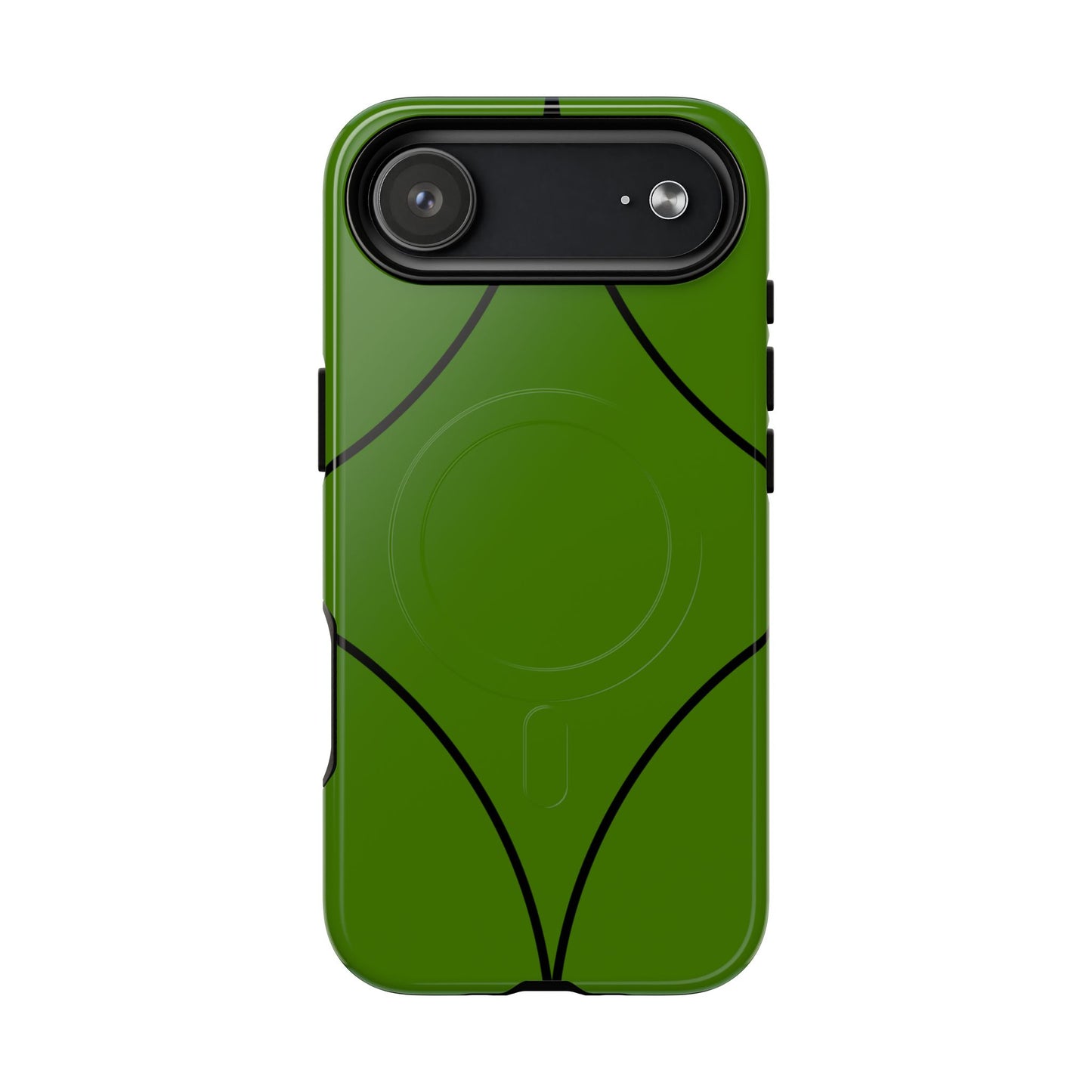 Green Geometric Tough Magnetic Phone Case