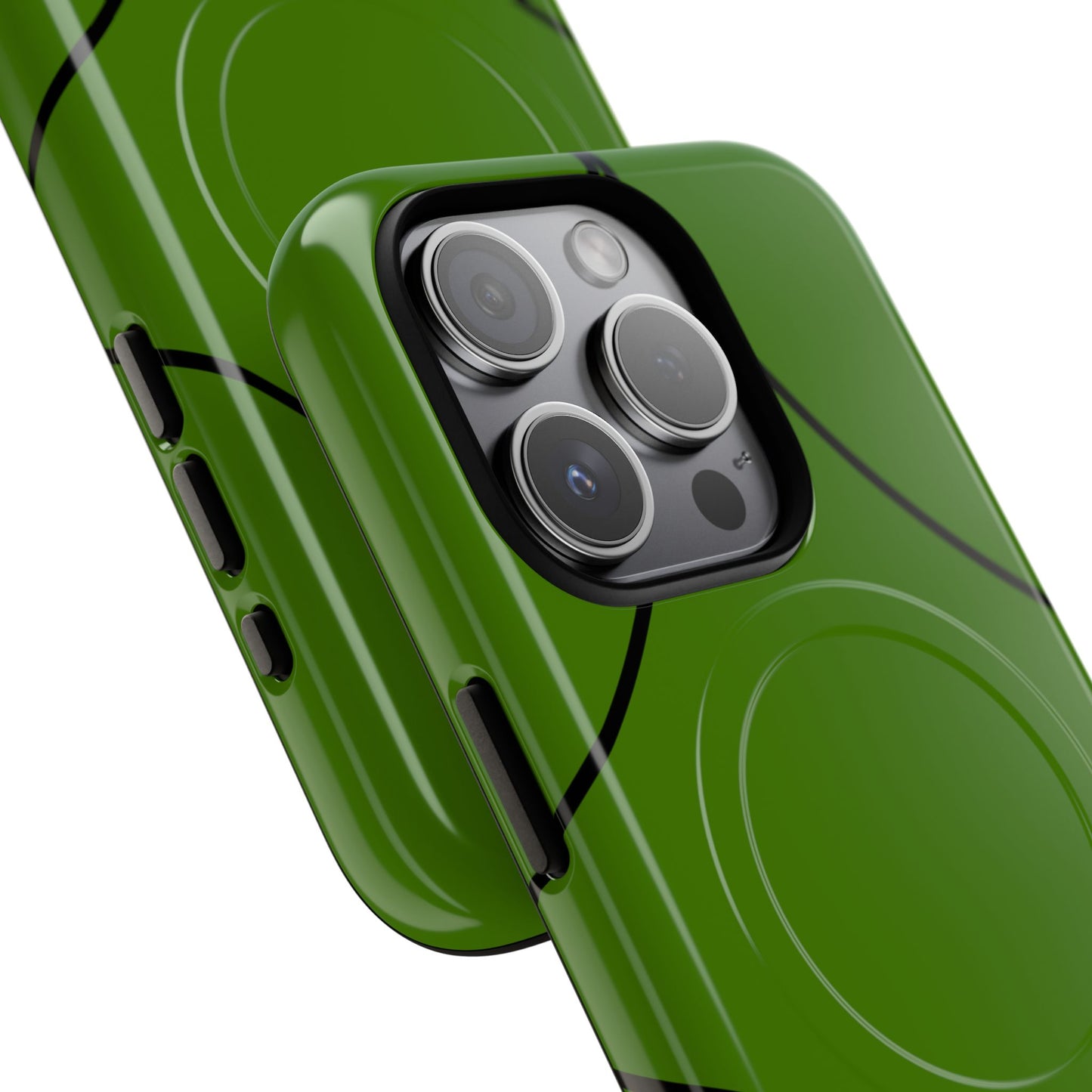 Green Geometric Tough Magnetic Phone Case