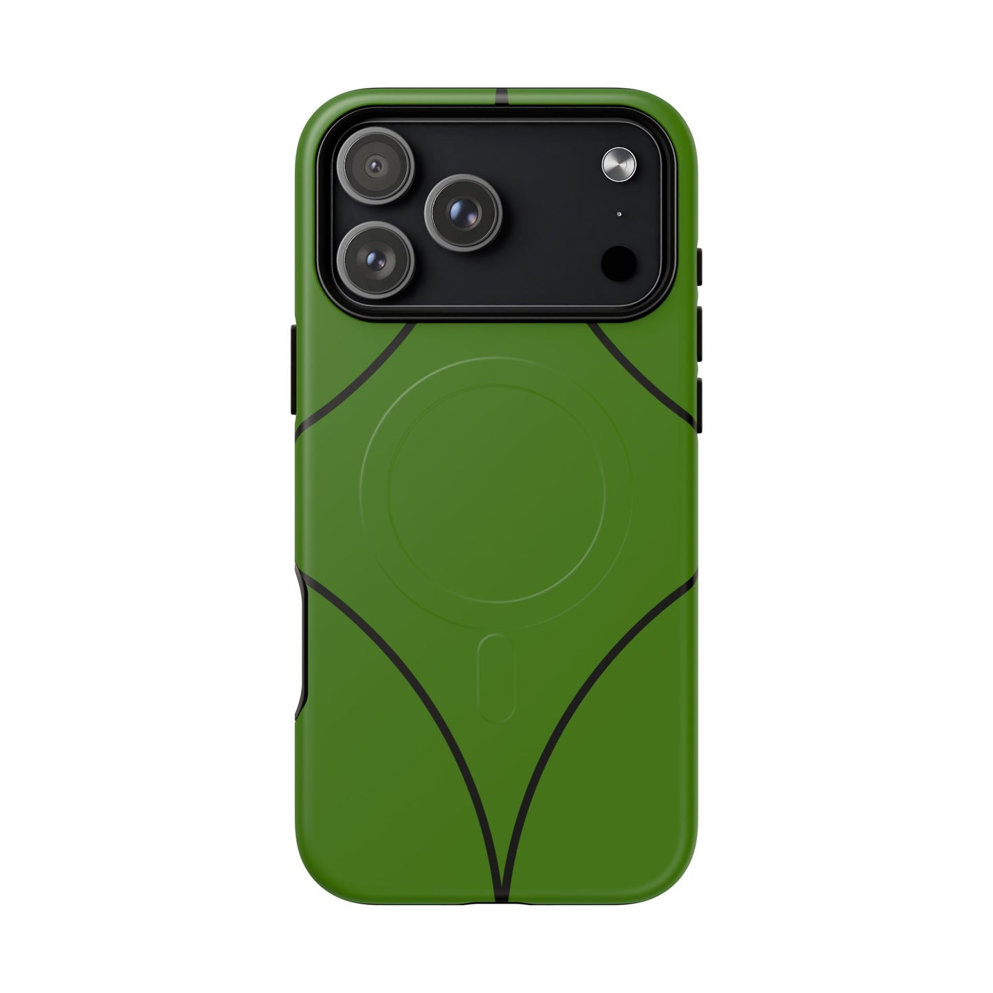 Green Geometric Tough Magnetic Phone Case