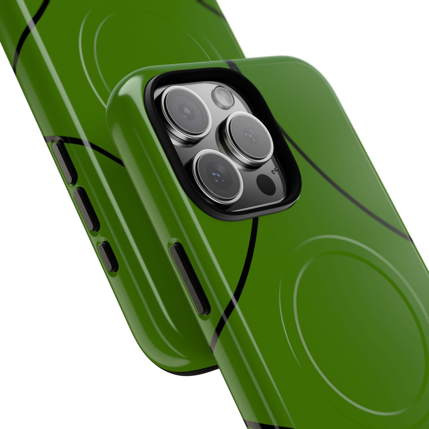 Green Geometric Tough Magnetic Phone Case