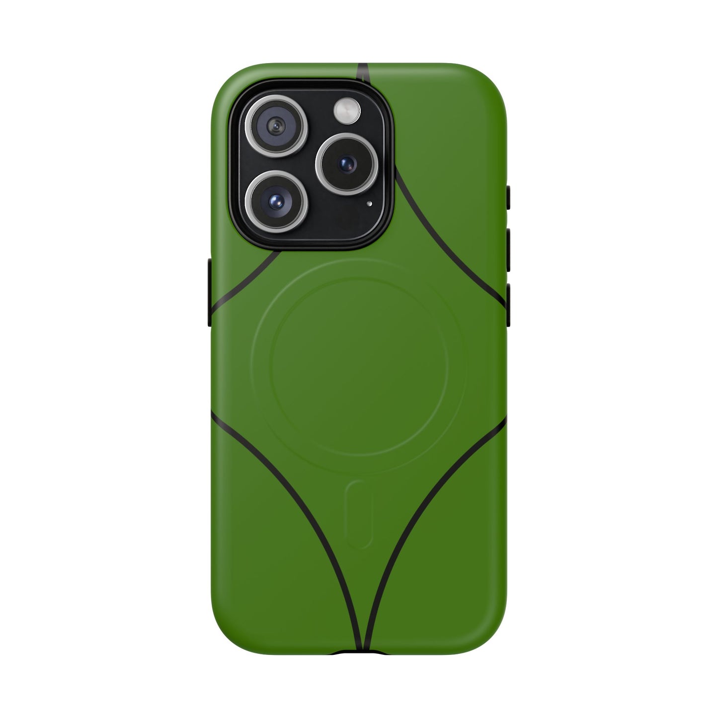 Green Geometric Tough Magnetic Phone Case