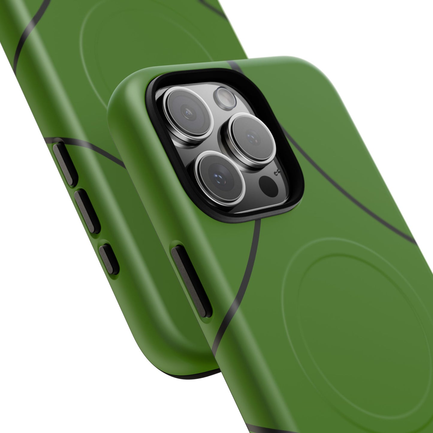 Green Geometric Tough Magnetic Phone Case