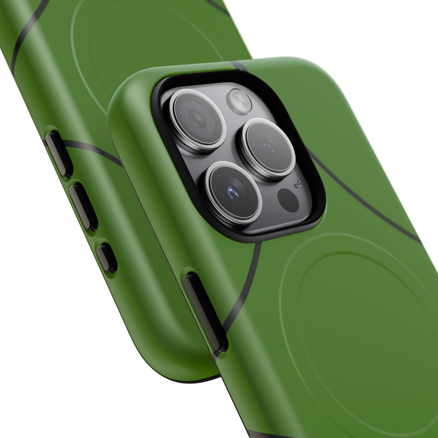 Green Geometric Tough Magnetic Phone Case