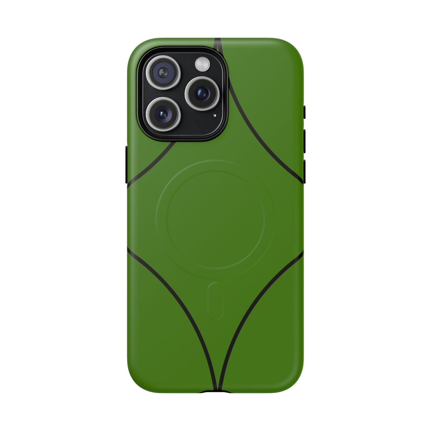 Green Geometric Tough Magnetic Phone Case