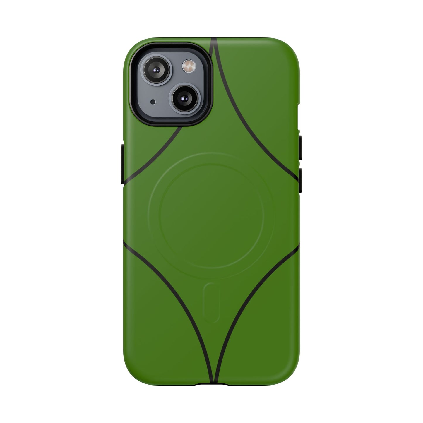Green Geometric Tough Magnetic Phone Case