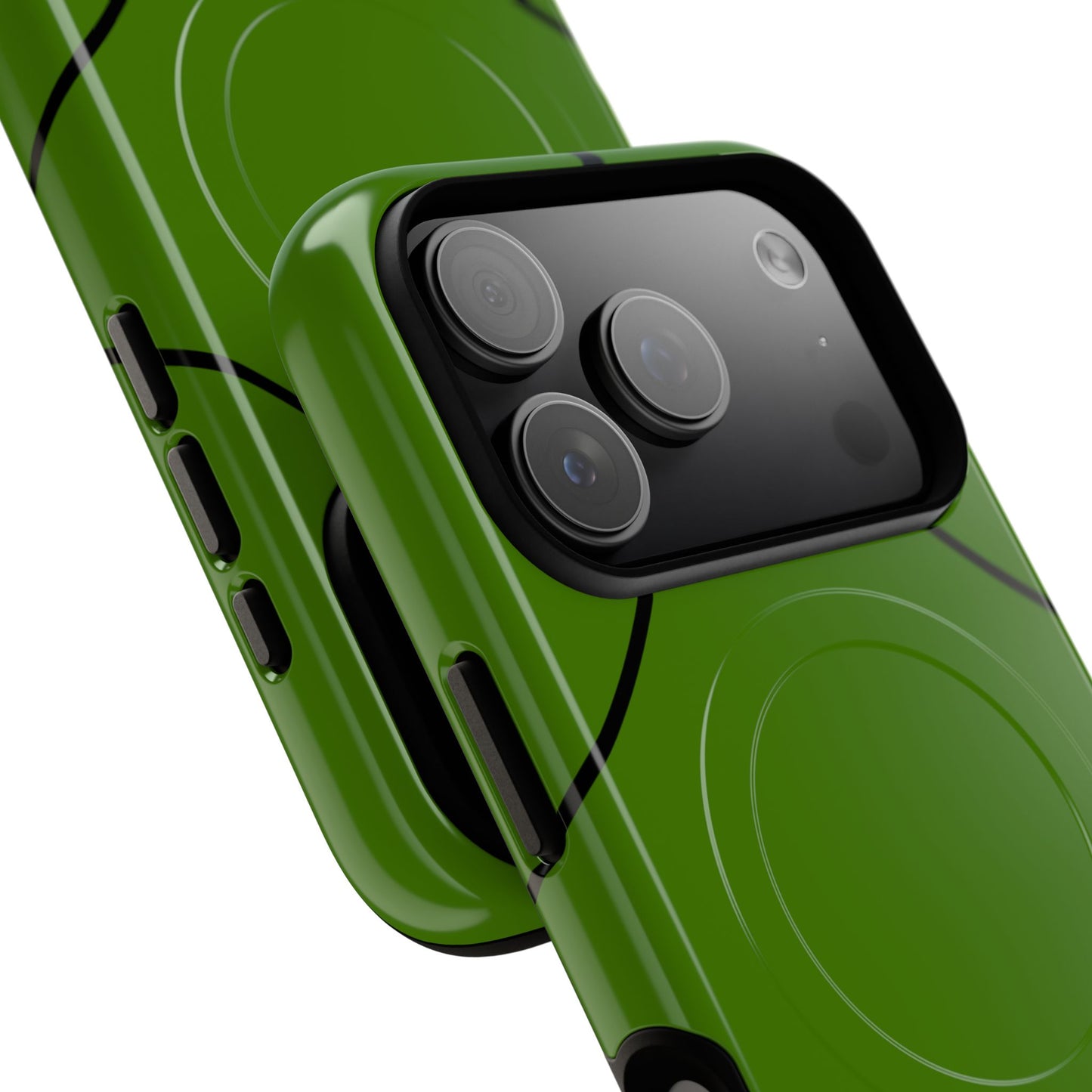 Green Geometric Tough Magnetic Phone Case
