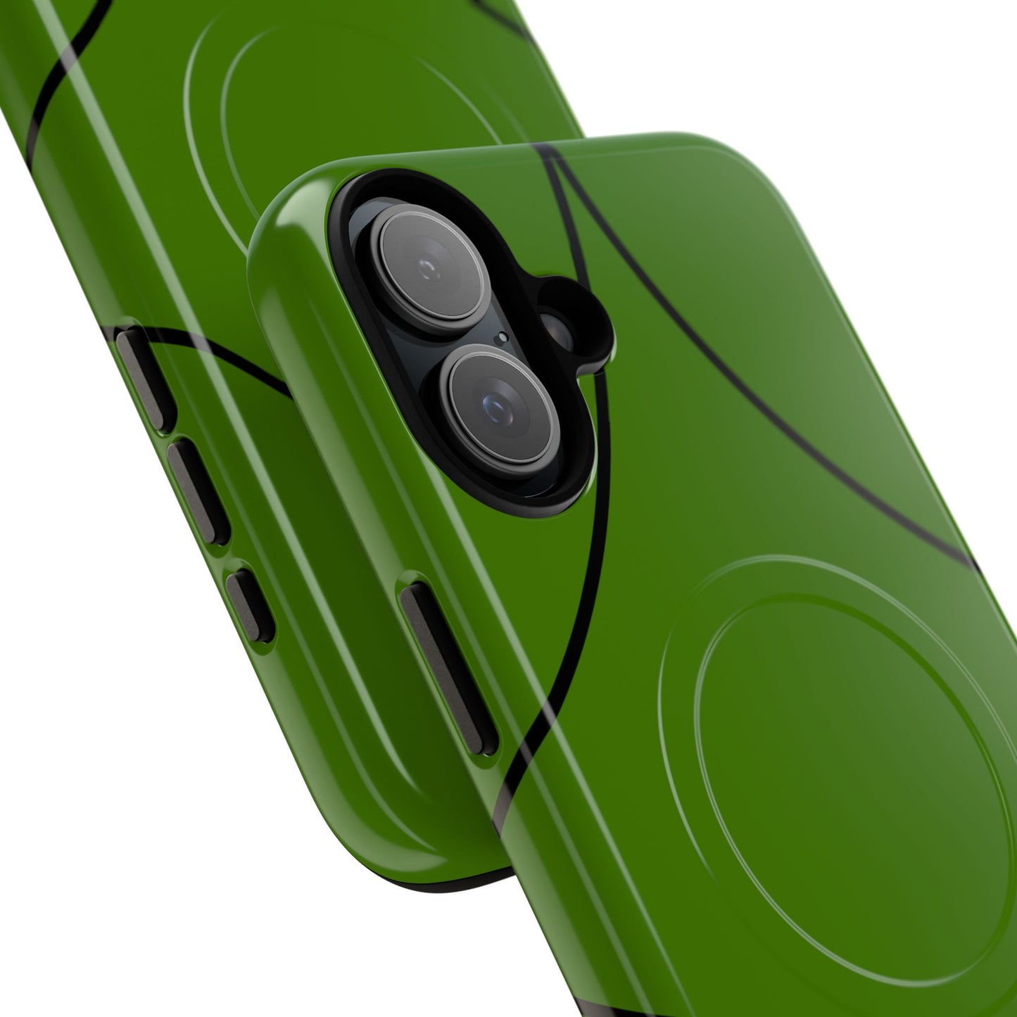 Green Geometric Tough Magnetic Phone Case