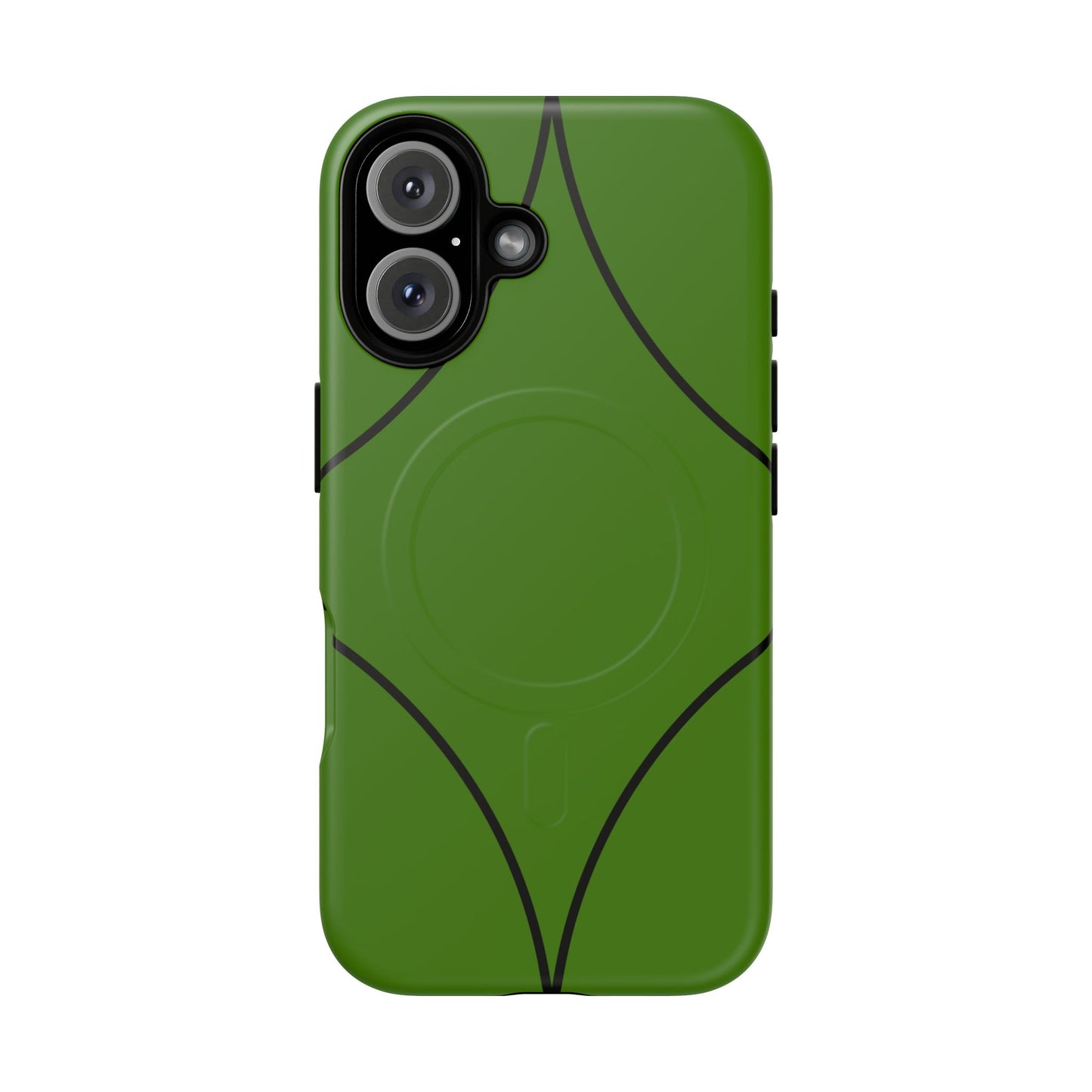 Green Geometric Tough Magnetic Phone Case