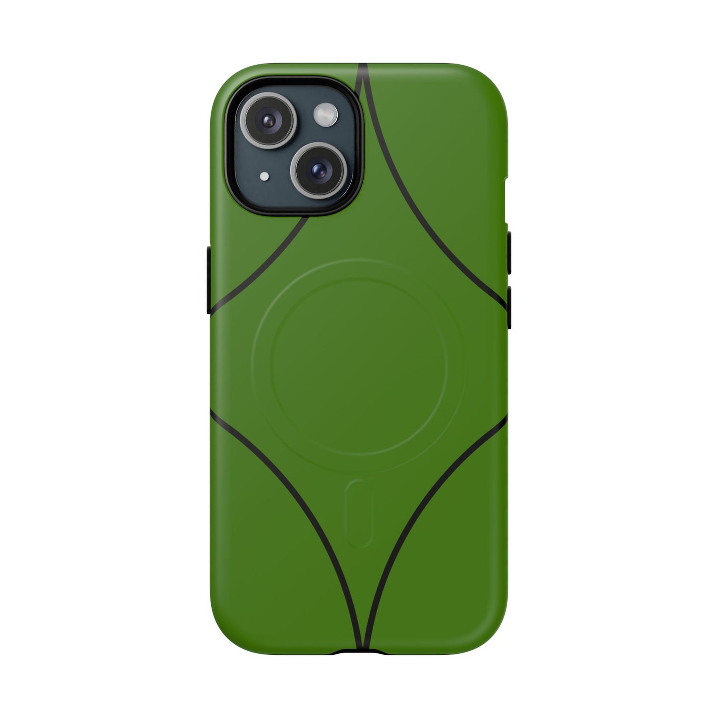 Green Geometric Tough Magnetic Phone Case
