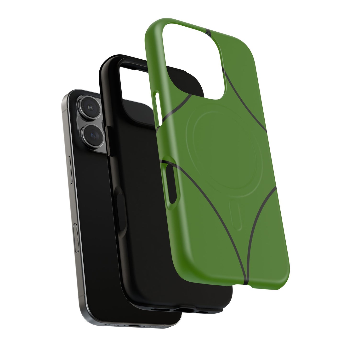 Green Geometric Tough Magnetic Phone Case