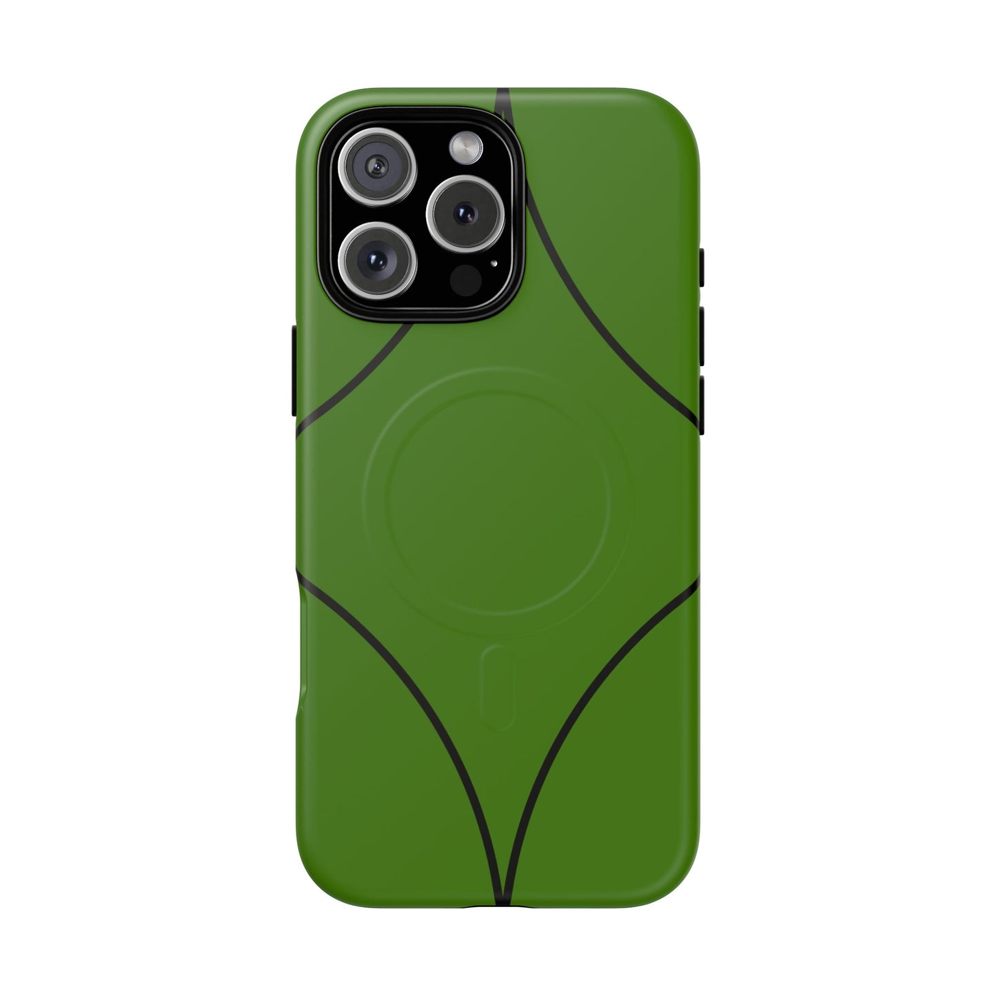 Green Geometric Tough Magnetic Phone Case