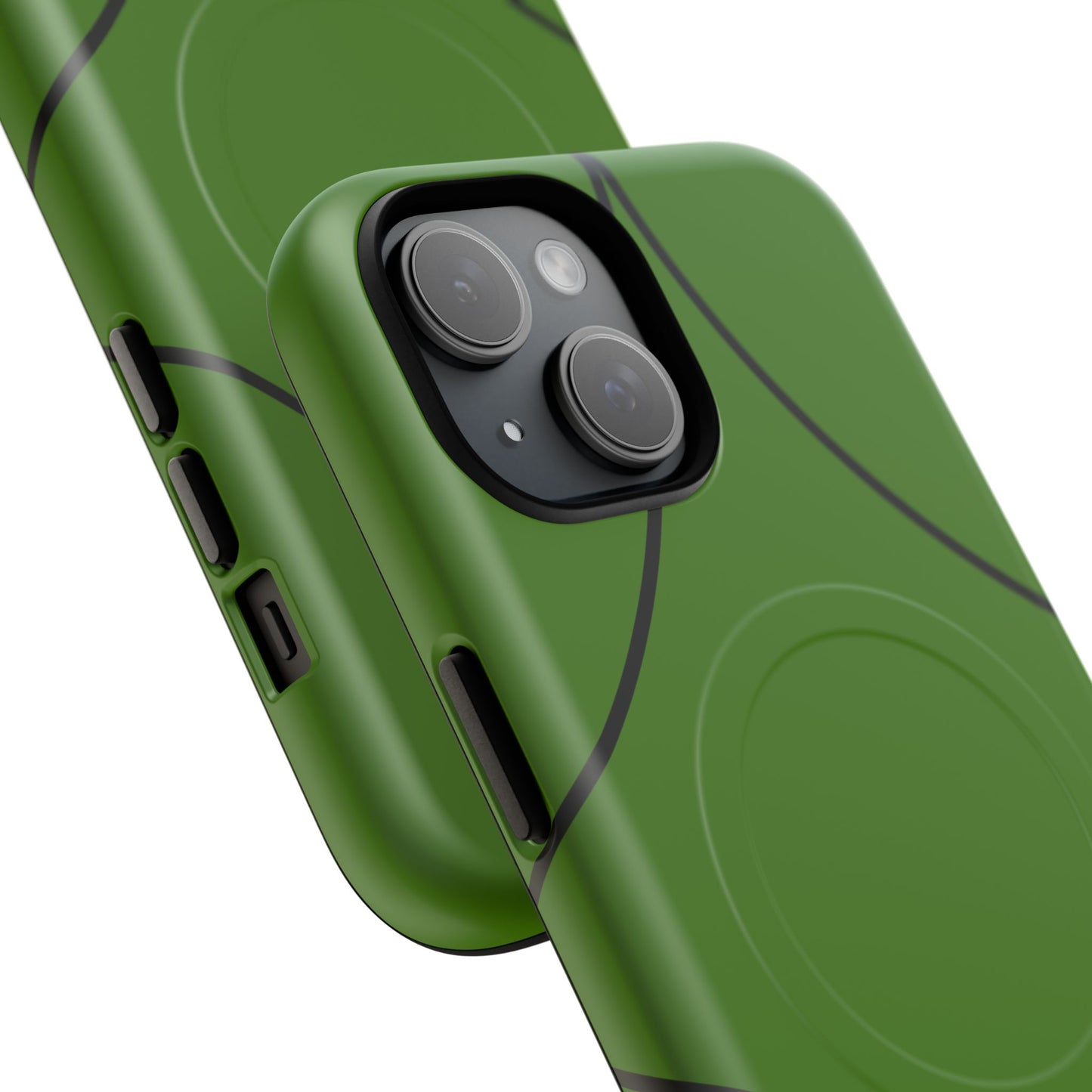 Green Geometric Tough Magnetic Phone Case