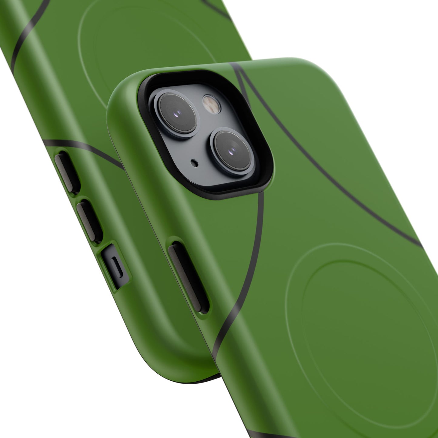 Green Geometric Tough Magnetic Phone Case