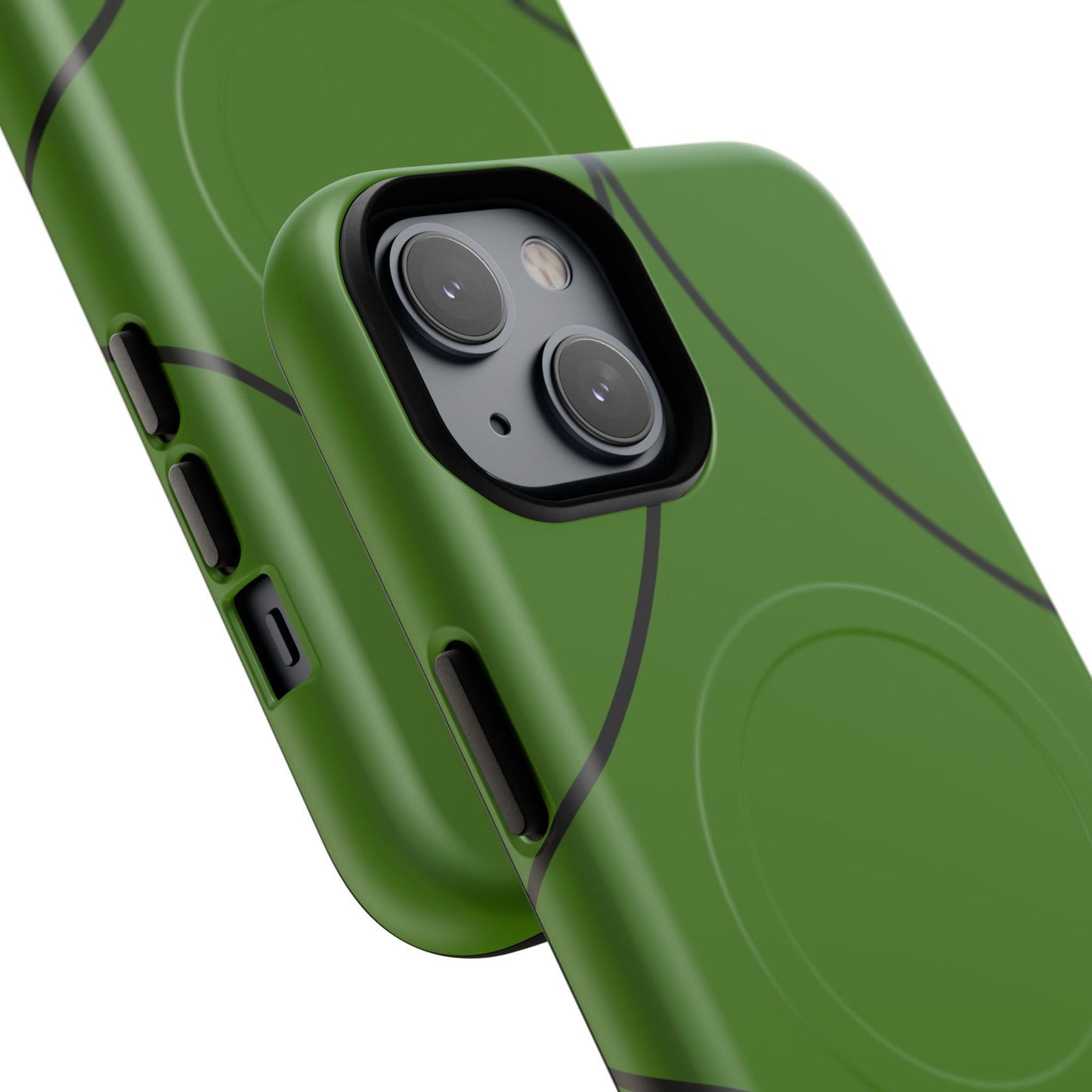 Green Geometric Tough Magnetic Phone Case