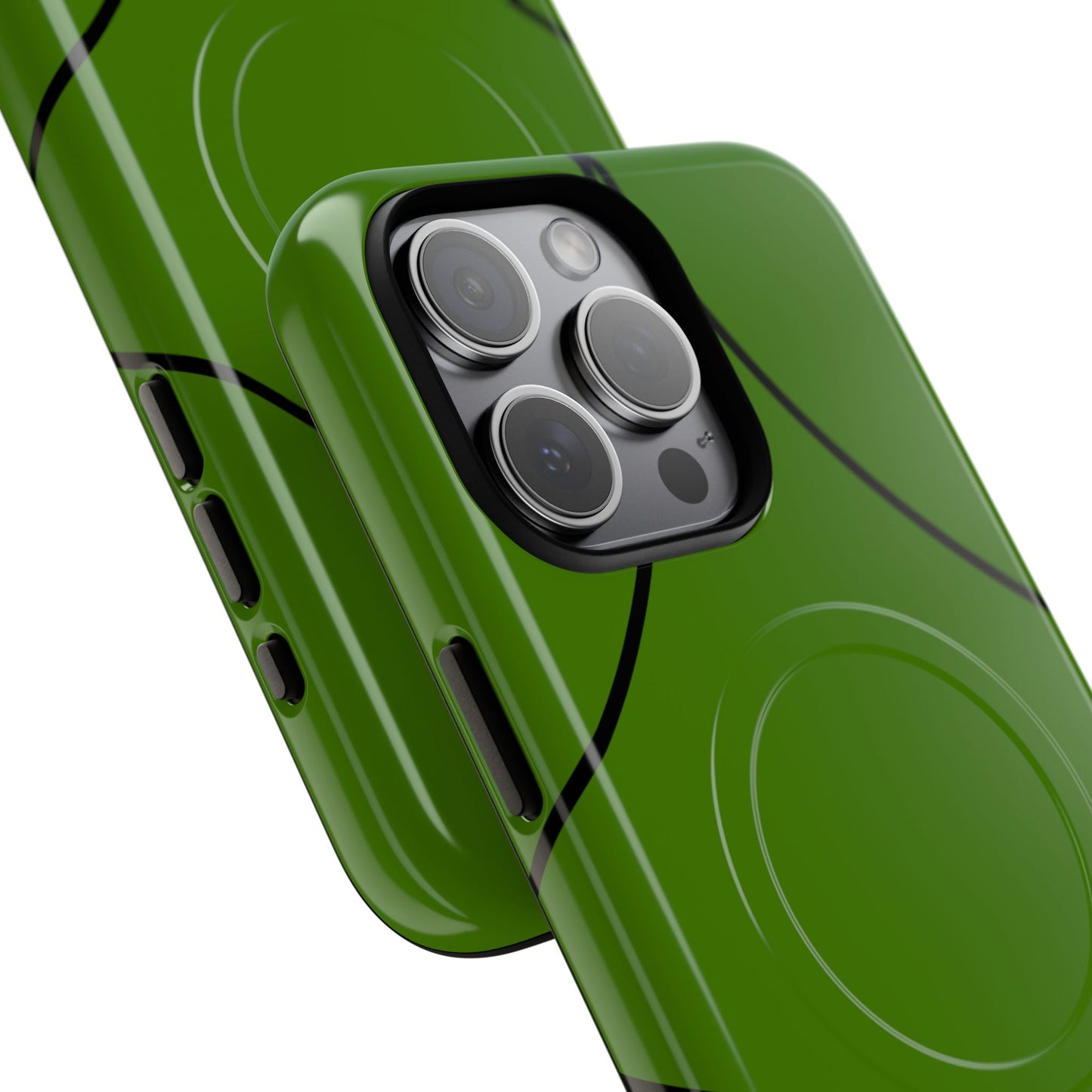 Green Geometric Tough Magnetic Phone Case